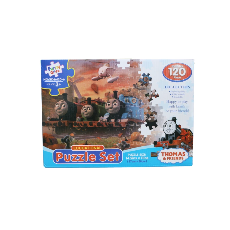 Funny Game Trains Educational Puzzle Set 120 pieces - فني جيم