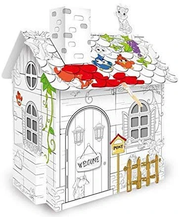 Children's DIY Color-Painting, Countryside Villa - Image 2