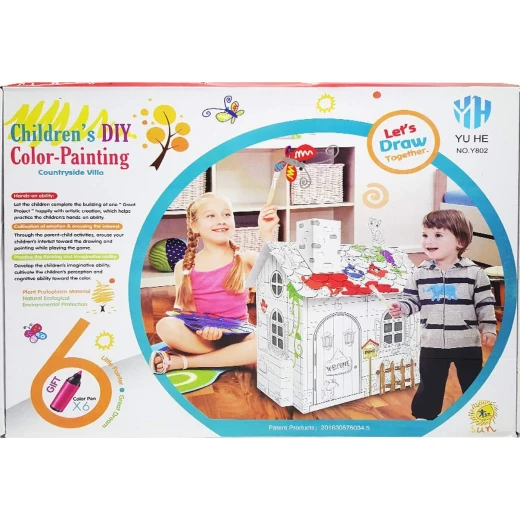 Children's DIY Color-Painting, Countryside Villa Children's DIY Color-Painting, Countryside Villa