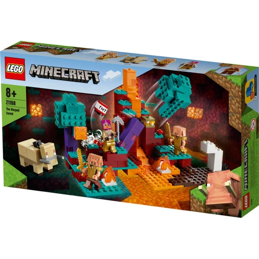 Lego - Minecraft The Nether The Warped Forest Building Set 287 Pieces