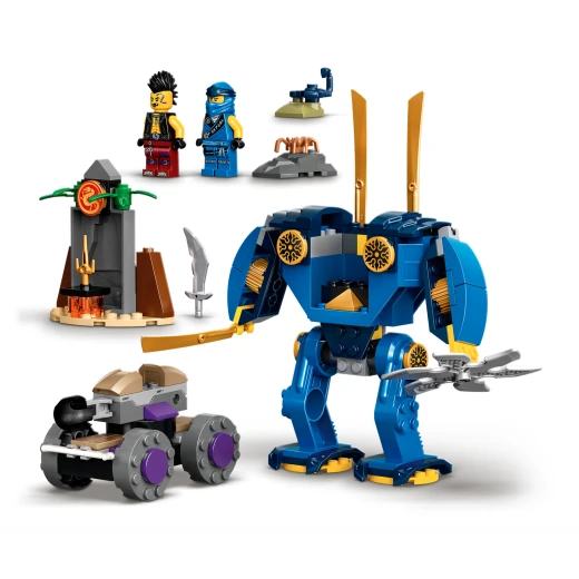 Lego - Ninjago -Jay's Electro Mech 106 Pieces - ليجو - Image 3