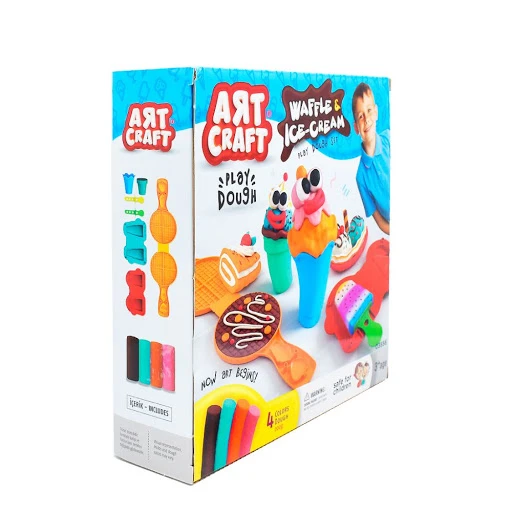 Art Craft Waffle & Ice Cream Dough Set 200g - Art Craft - Image 2