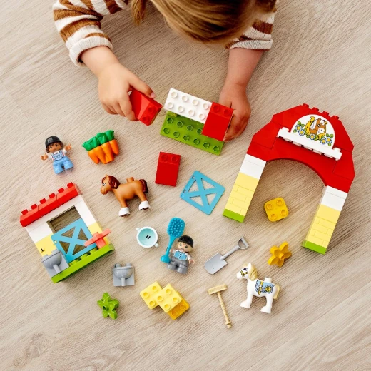 Lego - Duplo Horse Stable And Pony Care 65 Pieces - ليجو - Image 4
