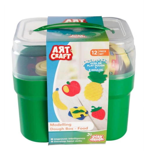 Art Craft Play Dough Basket Food