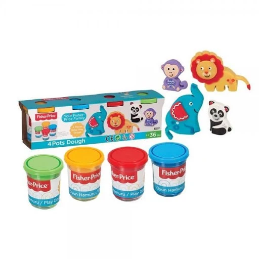 Fisher Price 4 Piece Play Dough 560 gr - فيشر برايس - Image 2