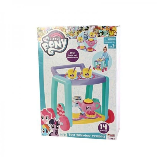 Dede My Little Pony Tea Service Trolley - ديدي - Image 2