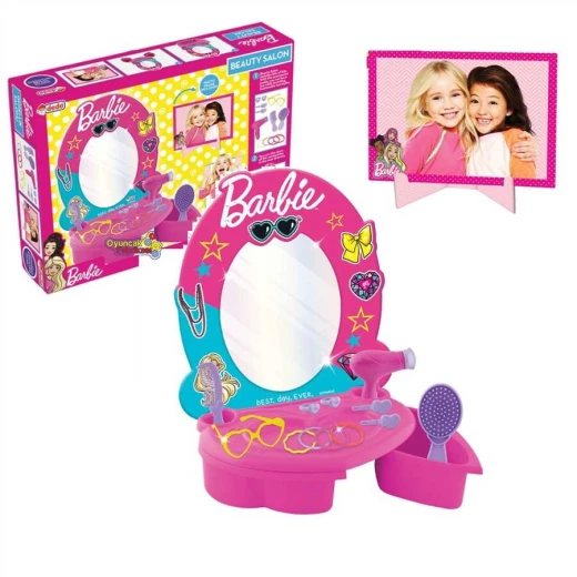 Dede Barbie Beauty Salon Play Set with 16 Pieces Accessories - ديدي - Image 2