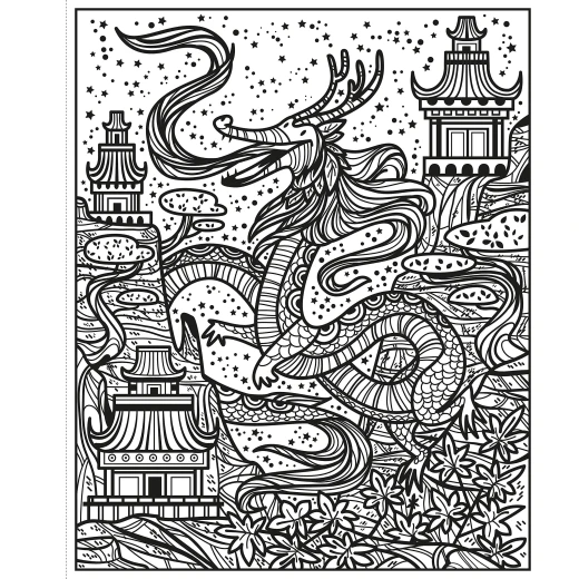 Usborne:, Magic Painting Dragons - يو إس بورن - Image 2