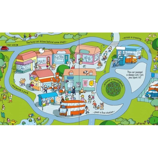 Usborne, Pull-Back: Busy Car - يو إس بورن - Image 3