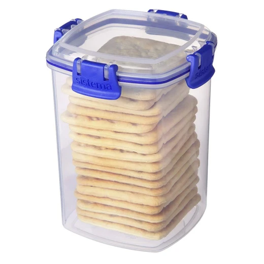 Sistema Klip It Cracker Biscuit Food Storage  900ml - Clear - سيستما - Image 2
