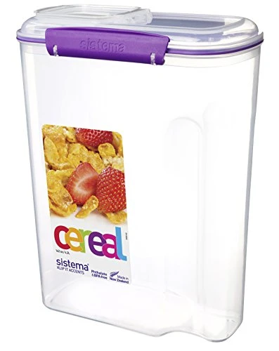 Sistema Klip It Accents Cereal Container 4.2 L - Assorted Colours, One Container - سيستما - Image 2