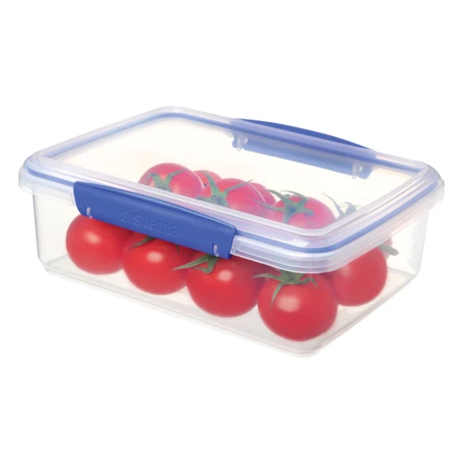 Sistema Klip It Food Storage Container Clear With Blue Clips 2 Liter - سيستما - Image 2