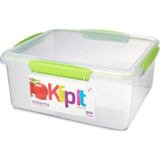 Sistema Rectangular Food Container, 5 Liter, Assorted Colors, One Container - سيستما - Image 2