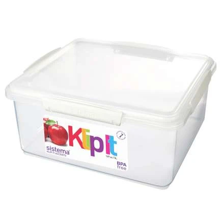 Sistema Rectangular Food Container, 5 Liter, Assorted Colors, One Container - سيستما - Image 3