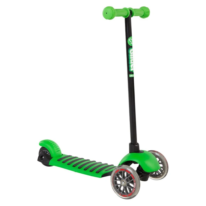Yvolution Kid's Y Glider Deluxe Double Deck Scooter - Green - واي فوليوشن