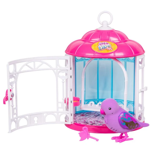 Small Live Pets Birds With Cage, Multicolored - روشا موس - Image 2
