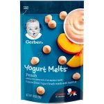 Gerber Yogurt Melts Freeze-Dried Yogurt Snack made with real fruit, Peach - جيربر