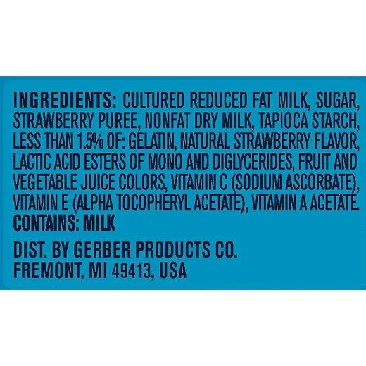 Gerber Yogurt Melts Freeze-Dried Yogurt Snack made with real fruit, Strawberry - جيربر - Image 2