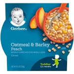 حبوب الخوخ مع الشوفان والشعير من جربر, 128 جم - جيربر