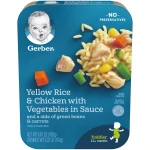 Gerber Yellow Rice & Chicken With Vegetables In Sauce Cereal 189g - جيربر