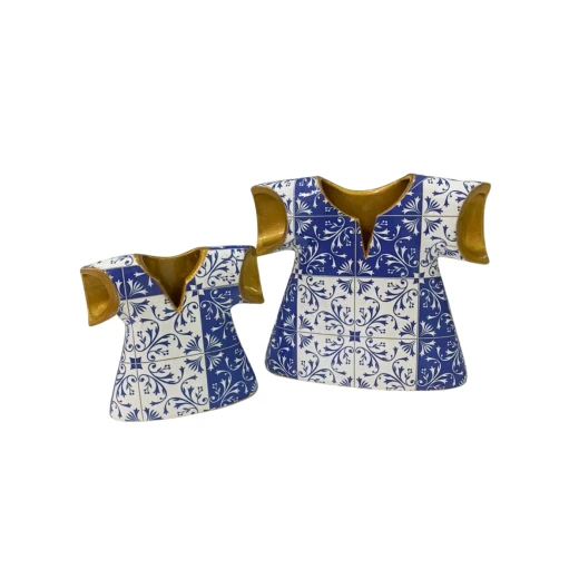 Ceramic Tank Top Vase, Blue