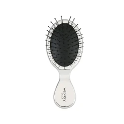 Cala Mini Wet and Dry Chrome Hair Brush