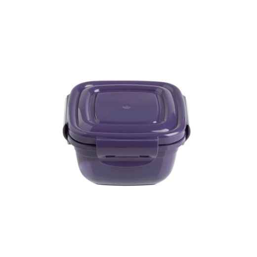 Madame Coco - Daily 2-piece Square Storage Container 900 - 1500 ml - Purple - مدام كوكو - Image 3