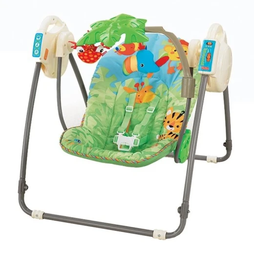 Fisher-Price - Rainforest Open-Top Cradle Swing Fisher-Price - Rainforest Open-Top Cradle Swing