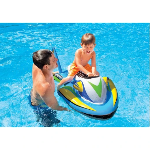 Intex Inflatable Swimming Pool Water Jet Ski Wave Rider Float, Assorted Color - انتكس - Image 3