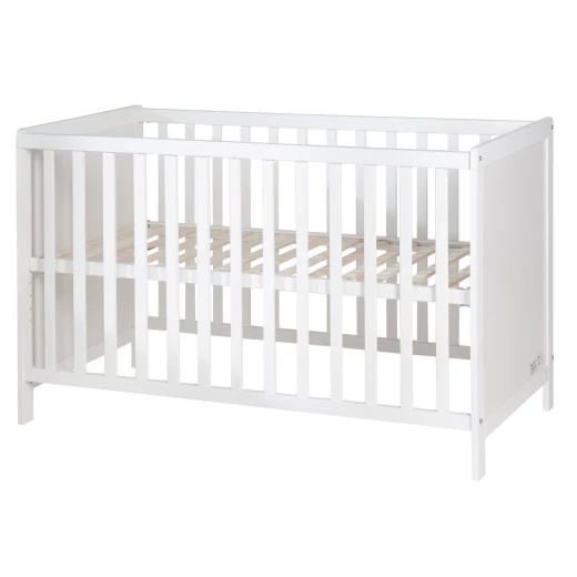 Extra Bed, 60 X 120 Cm, Taupe, Adjustable, 5 Slip Rungs, Incl. Slatted Base & Mattress - تراما بيبي - Image 3