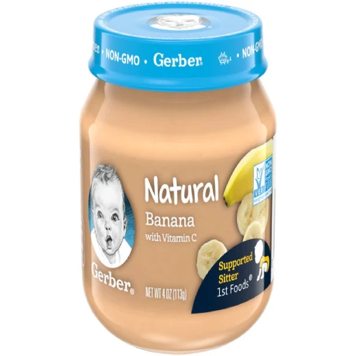 GERBER Natural Banana with Vitamins GERBER Natural Banana with Vitamins