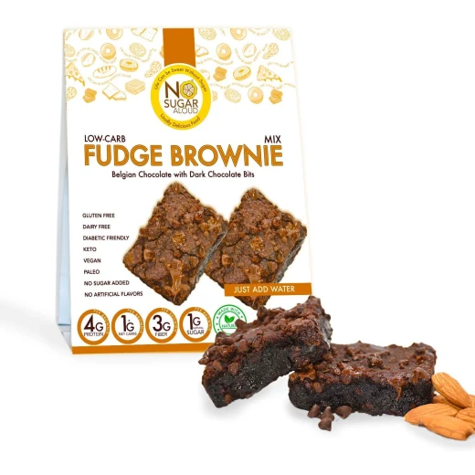No Sugar Aloud Low Carb Fudge Brownie Mix No Sugar Aloud Low Carb Fudge Brownie Mix