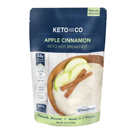 Keto and Co Hot Breakfast Apple Cinnamon Flavor Keto and Co Hot Breakfast Apple Cinnamon Flavor