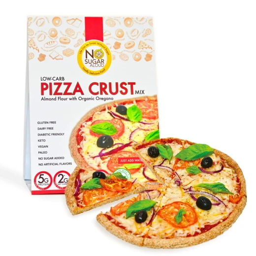 No Sugar Aloud, Low Carb Pizza Crust Mix No Sugar Aloud, Low Carb Pizza Crust Mix