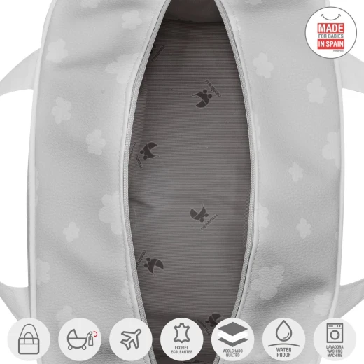 Cambrass - Maternity Bag Prome Nube Grey - كامبراس - Image 4