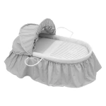 Cambrass - Basket With Frill And Hood- Grey Denim - كامبراس