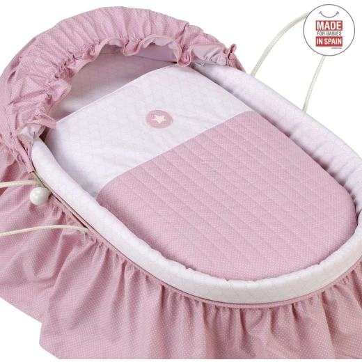 Cambrass - Basket with Frills + Hood Une Pic Pink - كامبراس - Image 4