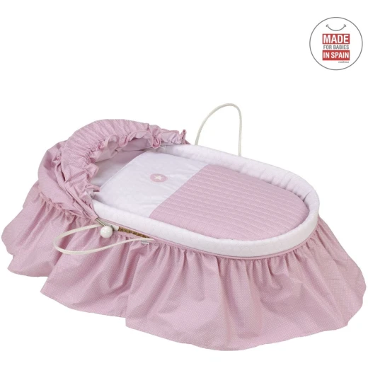 Cambrass - Basket with Frills + Hood Une Pic Pink - كامبراس - Image 3
