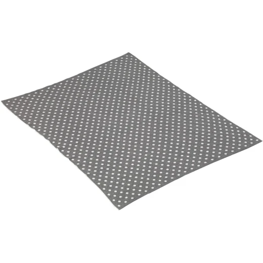 Cambrass - Cotton Blanket, Doty Grey, 80 x 100 cm