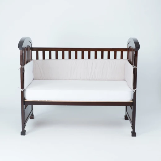 Cambrass - Luca Cot Bumper Beige Cambrass - Luca Cot Bumper Beige