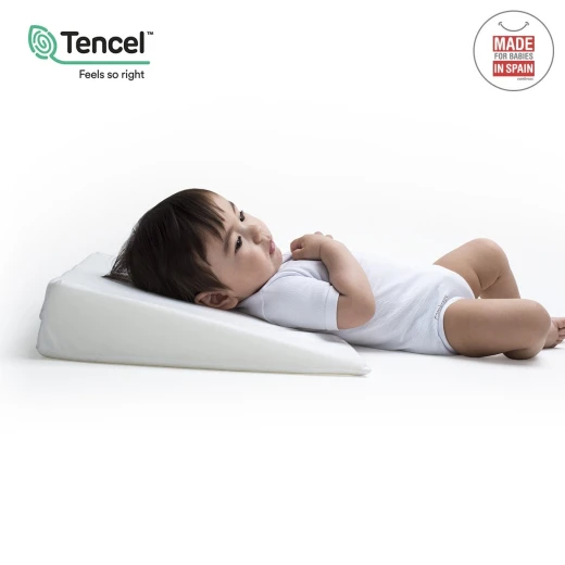 Cambrass - Comfort Cot Pillow 55x37x8.5 cm Liso E White - كامبراس - Image 2