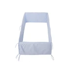 Cambrass - Cot Bumper 420x30x3 cm Liso E Blue - كامبراس