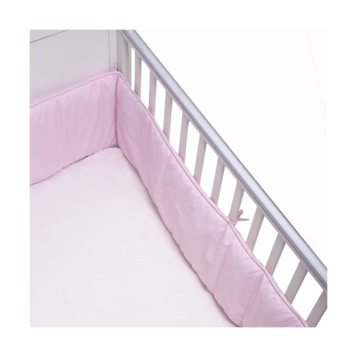 Cambrass - Cot Bumper 420x30x3 cm Liso E Pink - كامبراس - Image 3