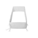 Cambrass - Cot Bumper 420x30x3 cm Liso E White - كامبراس