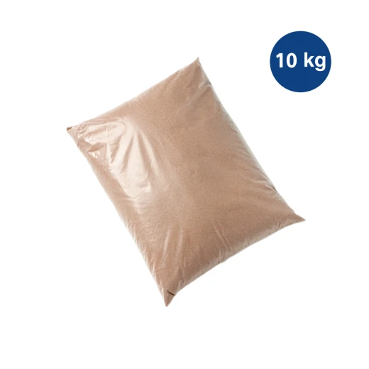 رمل السيليكا اللون الطبيعي، حبيبات ناعمة، 10 كجم