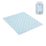 Cambrass - Baby Cotton Blanket 80x100x1 cm Etoile Blue - Cambrass