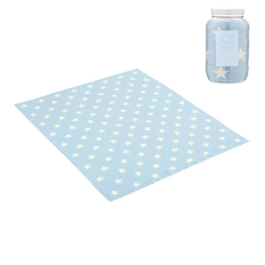 Cambrass - Baby Cotton Blanket 80x100x1 cm Etoile Blue Cambrass - Baby Cotton Blanket 80x100x1 cm Etoile Blue