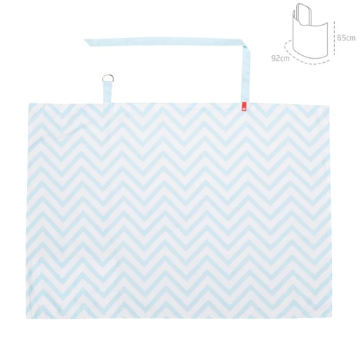 Cambrass - Discret Feeding Be Zigzag Blue 92x65x1 cm Cambrass - Discret Feeding Be Zigzag Blue 92x65x1 cm