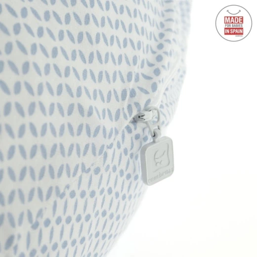 Cambrass - Nursing Pillow Moon 80x185x16 cm Giraffe Blue - كامبراس - Image 4