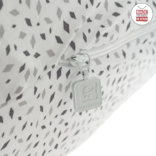 Cambrass - Nursing Pillow Moon 80x185x16 cm Lion Grey - كامبراس - Image 4
